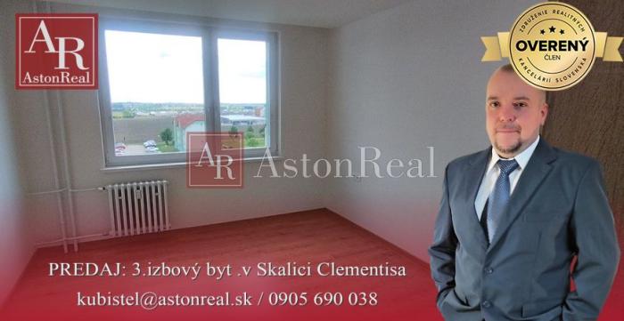Reality Predaj:  3.izbový byt .v Skalici Clementisa