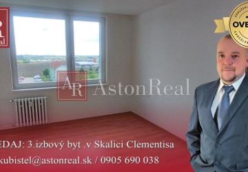 Reality Predaj:  3.izbový byt .v Skalici Clementisa