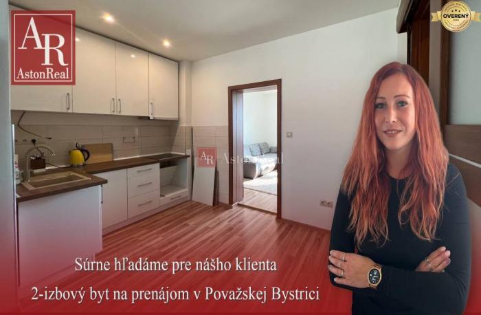 Reality Hľadám pre klienta 2-izbový byt na prenájom v Považskej Bystrici