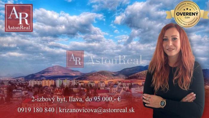 Reality HĽADÁM: 2-izbový byt s balkónom, Ilava, do 95.000,- €