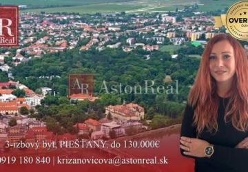 Reality HĽADÁM pre klienta: 3-izbový byt, PIEŠŤANY, do 130.000€