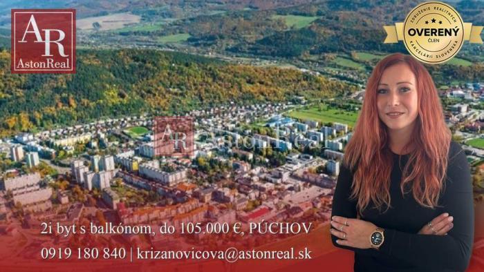 Reality HĽADÁM: 2i byt s balkónom, PÚCHOV, platba v HOTOVOSTI do 105.000,- €