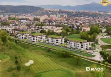 Reality RADO | Rezidencia Karpatská (C.1F), 3i byt 87 m2, predzáhradka 188,7m2