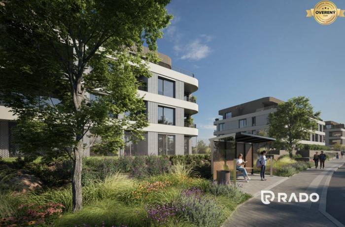 Reality RADO | Rezidencia Karpatská A.1C,3i byt 88,8m2 s predzáhradkou 80,3m2