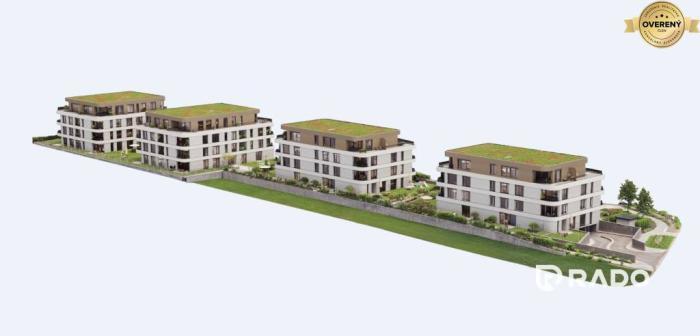 Reality RADO | Rezidencia Karpatská A.4C, 2i byt 53,6 m2 s terasou 31,8 m2