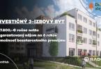 Reality RADO | 3-izbový INVESTIČNÝ BYT | Dubová alej - Ivanka pri Dunaji
