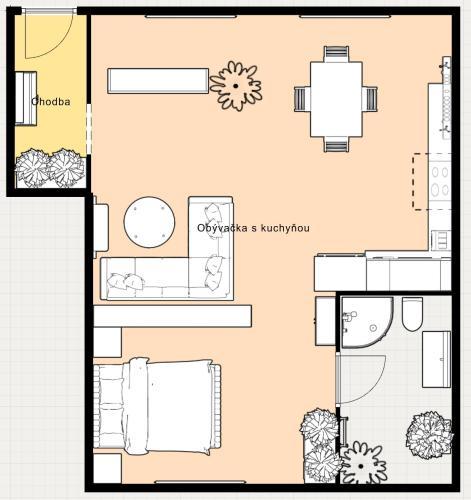 Reality Príjemný podkrovný 1-izb. byt s nízkymi nákladmi a parkovacím miestom