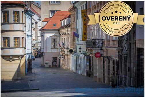 Reality Predaj bytov, apartmánov a priestorov v historickom centre Bratislavy