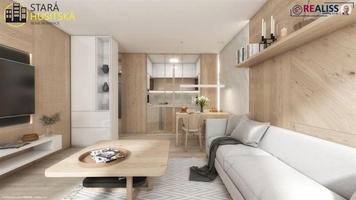 Reality REALISS - Nové 2-izbové byty v projekte Stará Husitská – predaj v novom Bytovom dome č. 3