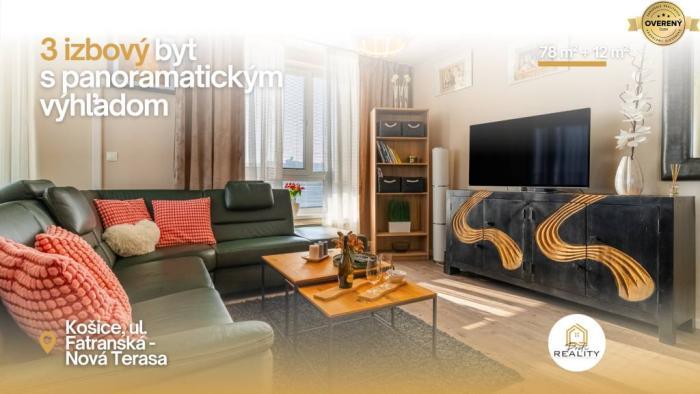Reality 3i BYT | NOVÁ TERASA KE | Prémiové bývanie s panoramatickým výhľadom