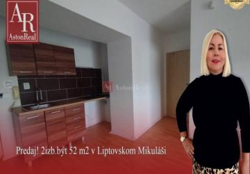 Reality Predané! 2-izbový byt 52 m2 s lodžiou - Liptovský Mikuláš