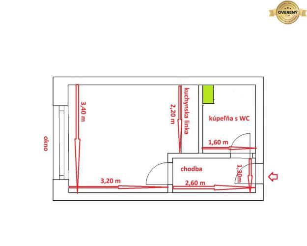 Reality REZERVOVANÉ - RADO | IBA U NÁS! Garsónka v Dubnici nad Váhom