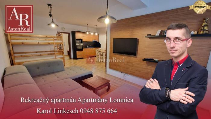 Reality Rekreačný apartmán Vys.Tatry-Veľká Lomnica 57 m2-APARTMÁNY LOMNICA
