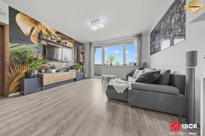 Reality KOMPLETNE ZARIADENÝ 2-IZB. BYT,BALKÓN + PIVNICA,BUDATÍNSKA – PETRŽALKA