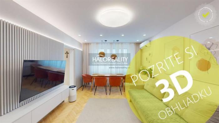 Reality REZERVOVANÉ - Predaj, trojizbový byt Bratislava Ružinov, Čaklovská - EXKLUZÍVNE HALO REALITY