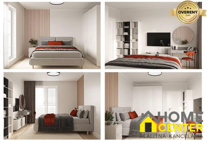 Reality NA PREDAJ 2 izbový byt v projekte Danube Residence v Komárne