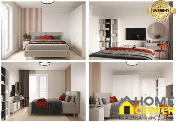 Reality NA PREDAJ 2 izbový byt v projekte Danube Residence v Komárne