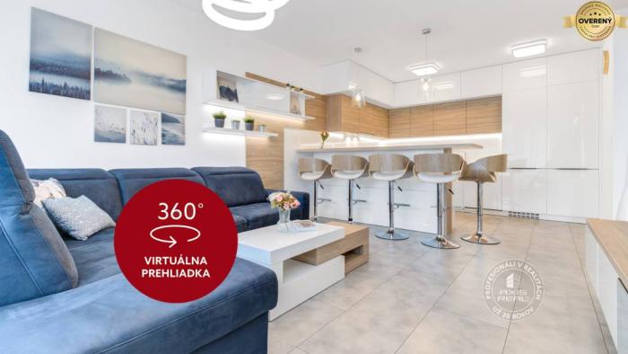 Reality AXIS REAL | ŠPIČKOVO KOMPLETNE ZARIADENÝ 2-izb. byt bez kompromisov