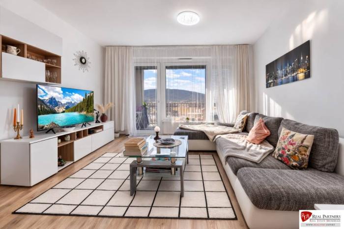 Reality Predaj 3-izbového bytu s logiou, Novostavba- Bory, 77m2, Bratislava