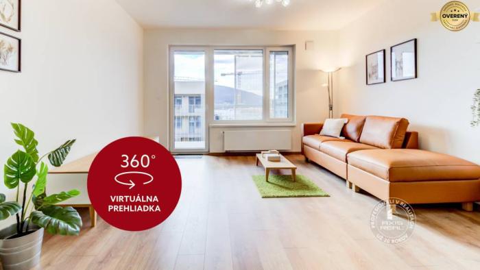 Reality AXIS REAL | Úplne nový 3i byt v Bory, LODŽIA, KLIMA, PARKOVANIE