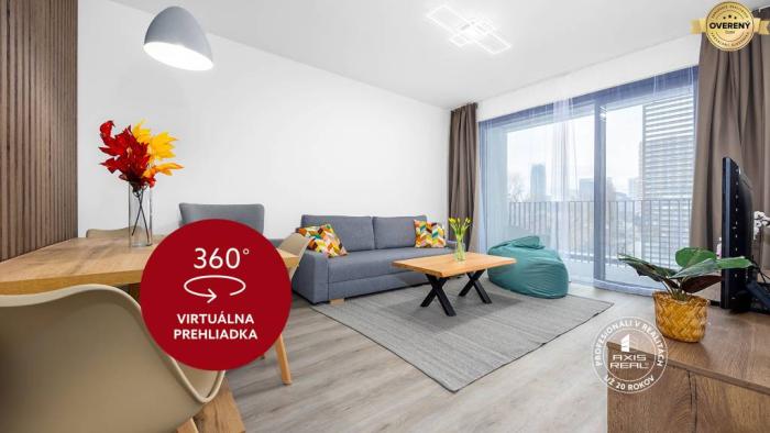 Reality AXIS REAL | ZARIADENÝ 2-izbový byt s LODŽIOU, PARKOVANÍM a pivnicou