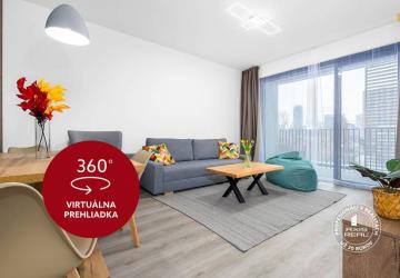Reality AXIS REAL | ZARIADENÝ 2-izbový byt s LODŽIOU, PARKOVANÍM a pivnicou