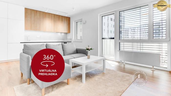 Reality AXIS REAL | Pekný 3-izbový byt s KLIMATIZÁCIOU a PARKOVACÍM MIESTOM