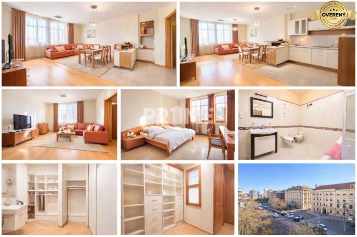 Reality VEĽKOMETRÁŽNY 3i byt, 2xkúpeľňa, šatník, balkón, klíma, garáž, CENTRUM