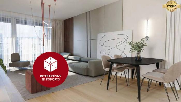 Reality AXIS REAL | Nový 2i byt, LODŽIA, KLIMA, GARÁŽ, DOWNTOWN YARDS, Košická