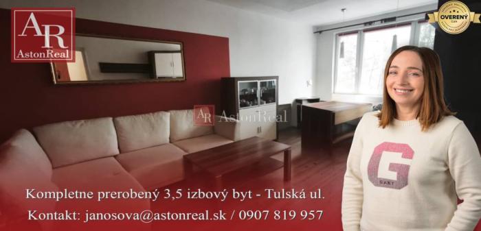 Reality Predaj: 3,5 izbový Zvolenský typ - TULSKÁ ulica