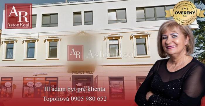 Reality Hľadám pre klienta 1-izbový byt novostavbu POPRAD -Pallace Hill