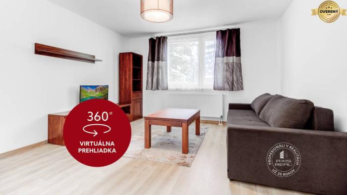 Reality AXIS REAL | Krásny 2-izb. byt, Bratislava II Ružinov, ul. Hraničná