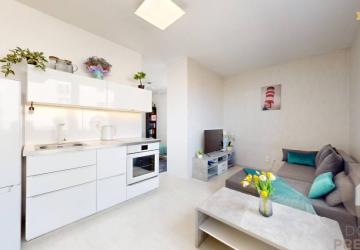 Reality 1,5-izbový byt- 36 m2 s 9 m2 terasou a parkovacím státím- Slov. Grob