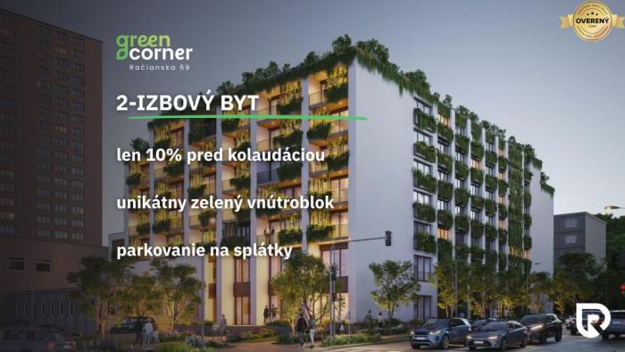 Reality RADO |   2 izbový byt 63m² | Greencorner  A 3.3| Bratislava-Nové