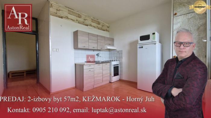 Reality AstonReal: predaj 2-izbovy byt 57m2 + loggia, Kežmarok - K. Kuzmányho