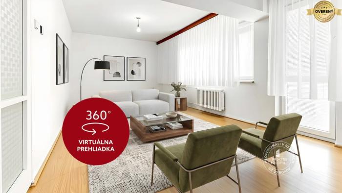 Reality AXIS REAL | 3-izbový byt na Hradnom kopci, v pôvodnom stave