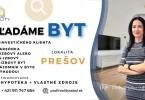 Reality Hľadáme investičný byt v Prešove