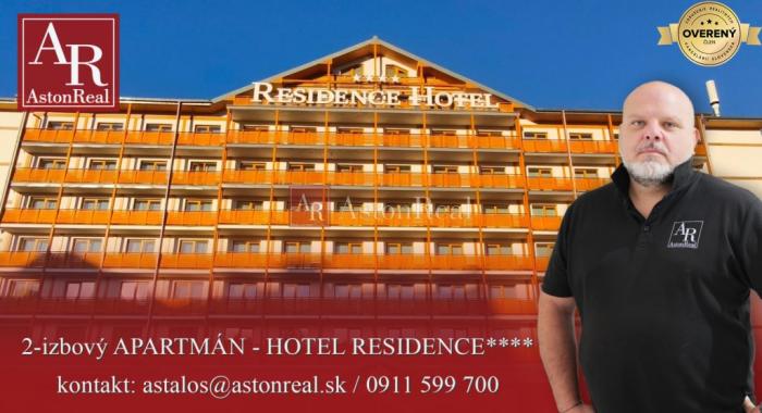 Reality DVOJizbový Apartmán na jedinečnom mieste - RESIDENCE HOTEL****