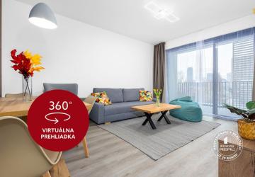 Reality AXIS REAL | ZARIADENÝ 2-izbový byt s LODŽIOU, PARKOVANÍM a pivnicou