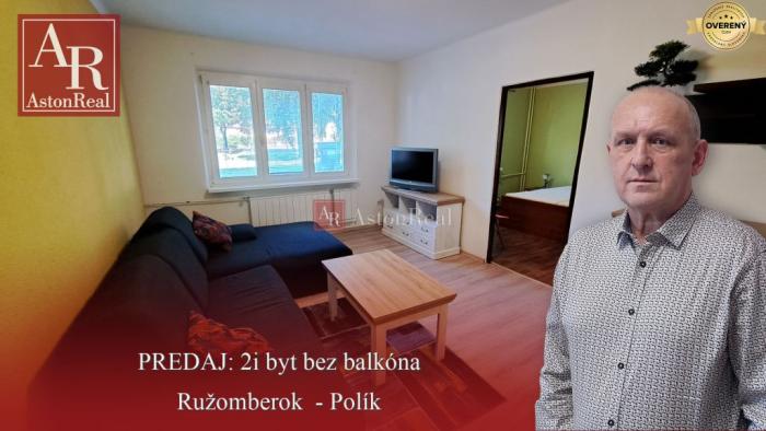 Reality PREDAJ: 2 izbový byt - 49m2, Ružomberok - Polík