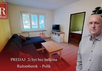 Reality PREDAJ: 2 izbový byt - 49m2, Ružomberok - Polík