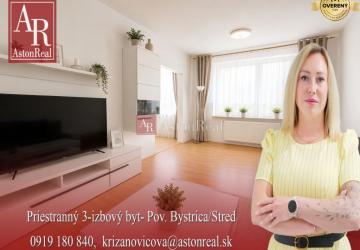 Reality Na predaj 3-izbový priestranný byt v lukratívnej lokalite Stred- 79m2