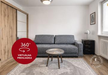 Reality AXIS REAL | Krásny štýlový 1-izb. byt, BA III, Kramáre, ul. Royova