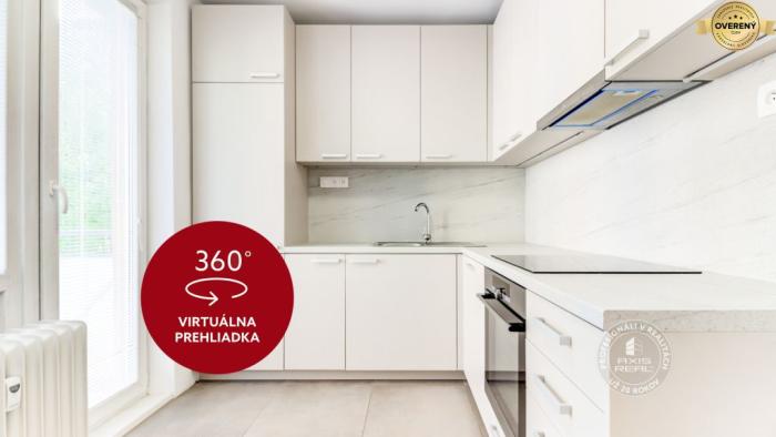 Reality AXIS REAL | Moderný 2,5i byt s lodžiou a balkónom pri Račianskom mýte