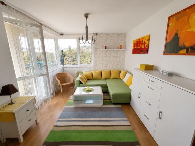 Reality predaj 2-izbový byt Račianske Mýto,57m2, loggia,kobka, parkovanie