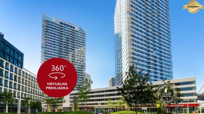 Reality AXIS REAL | Moderný 2i apartmán, LODŽIA, PIVNICA, GARÁŽ, Panorama City