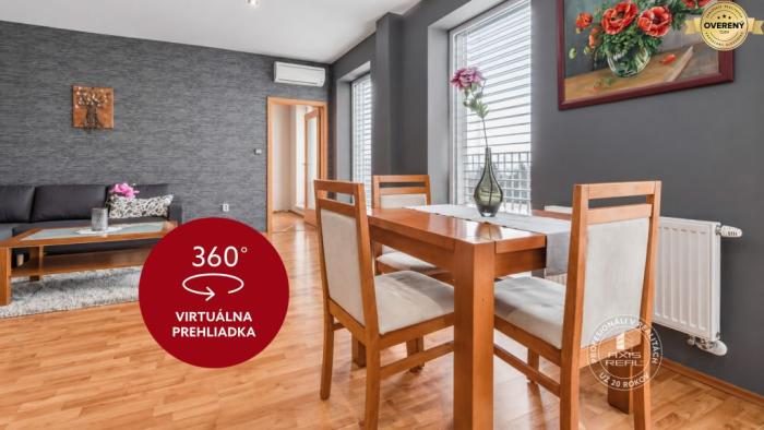 Reality AXIS REAL |  Priestranný 4-izbový byt s TERASOU a GARÁŽOVÝM MIESTOM