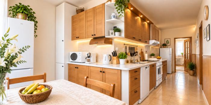 Reality PNORF – Zrekonštruovaný 3i byt, 82 m², balkón, Vinohradská ul.