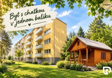 Reality RADO | Super cena! 3i byt s parkovacím miestom a záhradnou chatkou