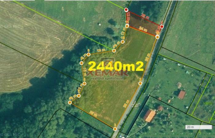 Reality Predaj- stavebný pozemok- 2440 m2 - Detva- Piešť I. - Skalenec
